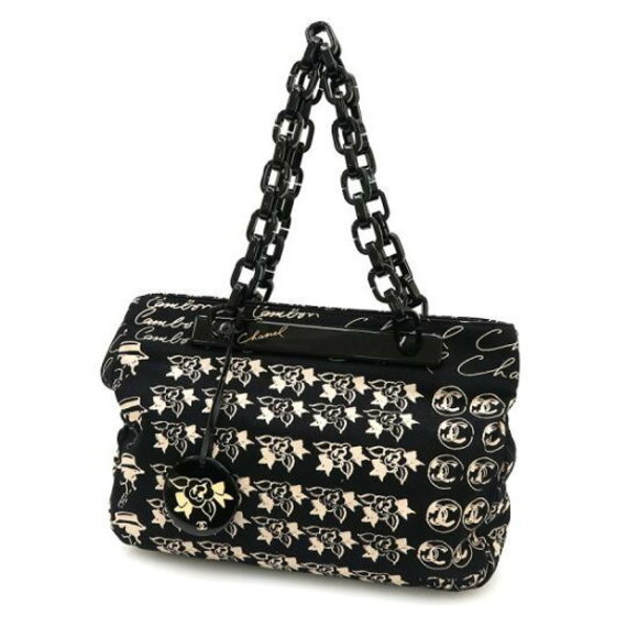 Chanel chain canvas tote - Picture 1 of 9